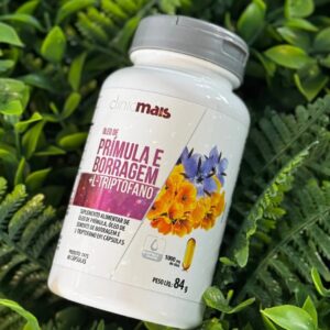 PRÍMULA E BORRAGEM + L-TRIPTOFANO - 60 CÁPSULAS 1000MG