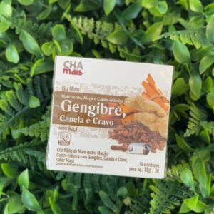 CHÁ MISTO DE GENGIBRE, CANELA E CRAVO • 10 SACHÊS