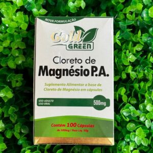 CLORETO DE MAGNÉSIO P.A. - 100 CÁPSULAS 500MG