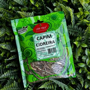 CAPIM CIDREIRA (CAPIM LIMÃO/CAPIM SANTO) • 50G | TIPO: TALO E FOLHA