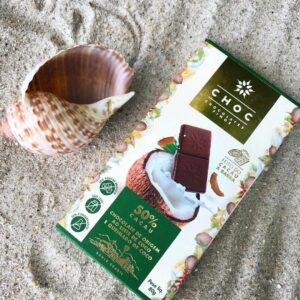 CHOCOLATE 50% | AO LEITE DE COCO E COCO QUEIMADO 80G - CHOC FINOS