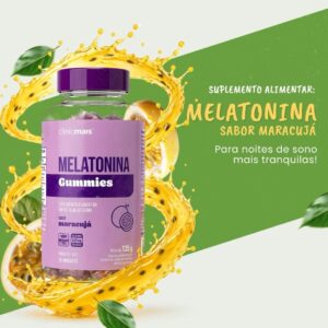 MELATONINA | SABOR MARACUJÁ - 30 GOMAS